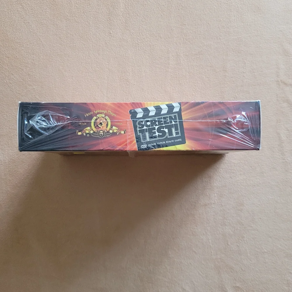 Vintage MGM Screen Test!  DVD TV Movie Trivia Board Game 2004 New Sealed Box Y2K